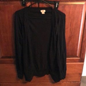 Black cardigan